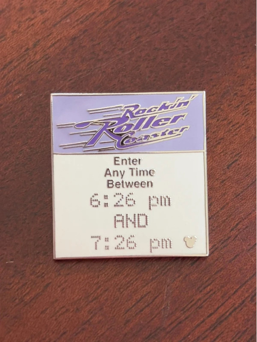 Rock n Roller Coaster Pin 2005 WDW FastPass Cast Lanyard set